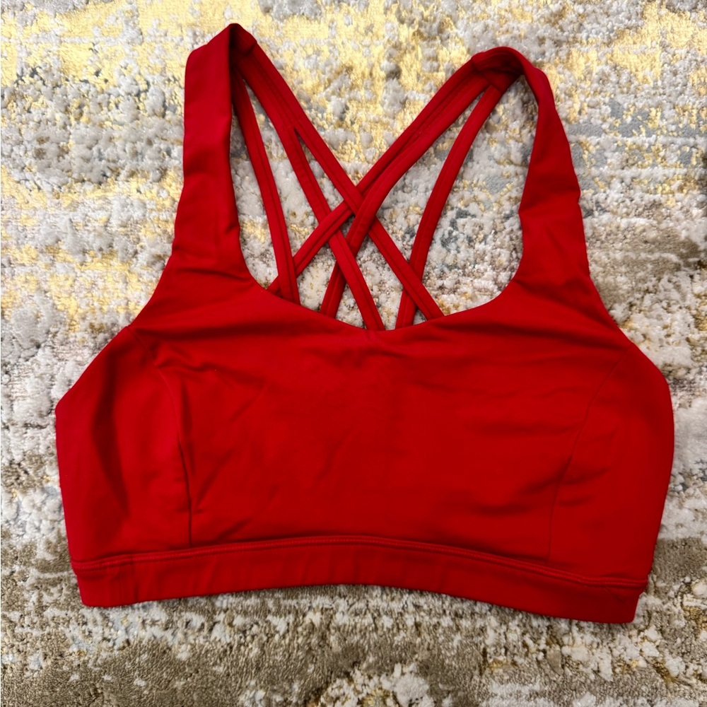 Lululemon Athletica Red Sports Bra